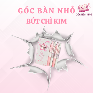Combo 4 Bút Chì Kim 0.5mm – Bút Chì Bấm Viết Vẽ Học Tập Cho Học Sinh Sinh Viên – Góc Bàn Nhỏ